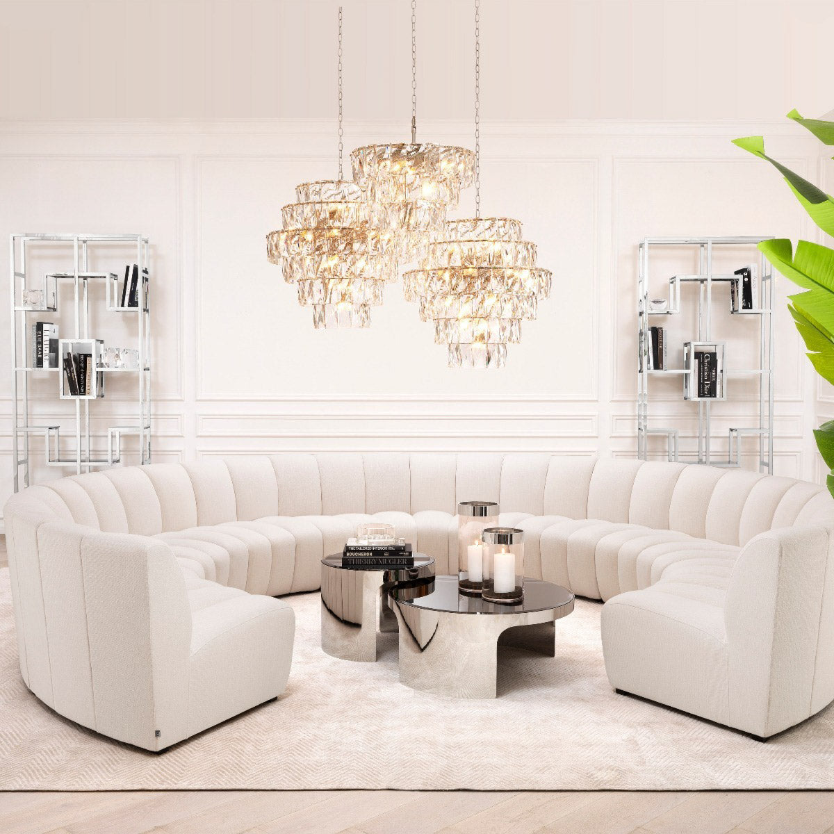 Eichholtz Modular Sofa Lando white, make this distinctive chair the perfect base element for a well-rounded sofa. Modular Sofa