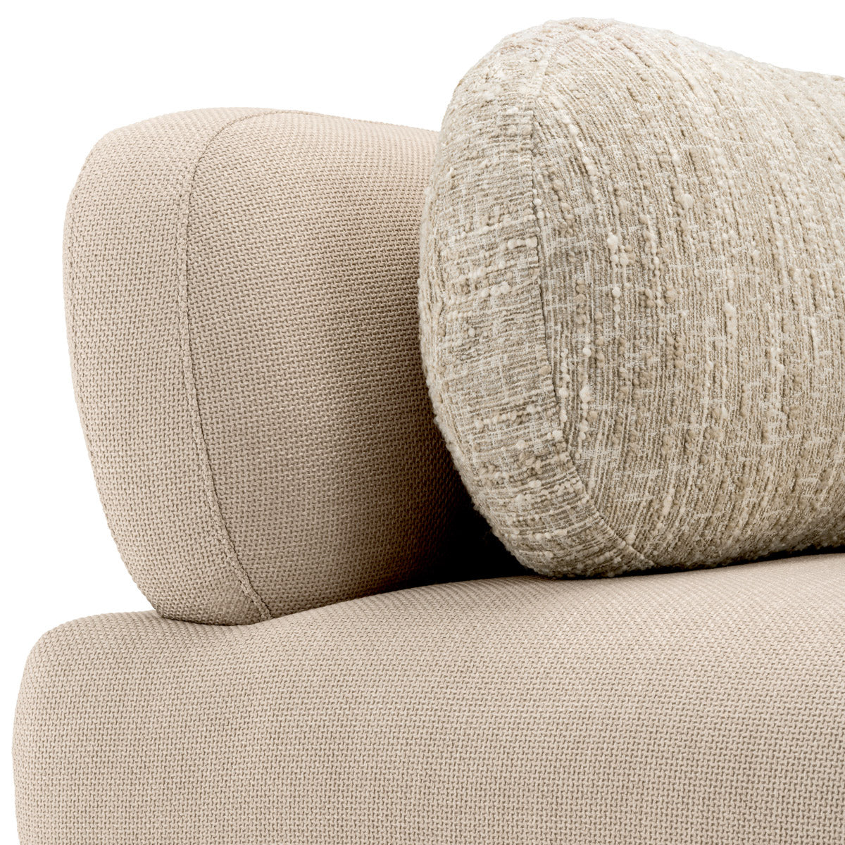 Eichholtz Modular Sofa Paulo - Corner design with elevated materials for a statement in any luxury interior. Dimensions W 39.5" D