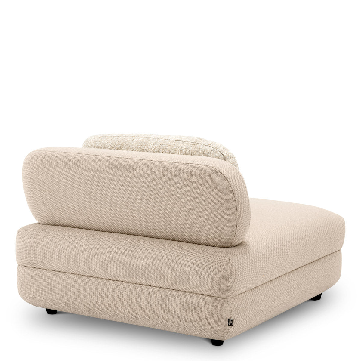 Eichholtz Modular Sofa Paulo - Middle soft Scalea Sand fabric, this versatile piece offers generous seating with a modern silhouette. Its