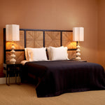 Brown Oak Side Table Bedini
