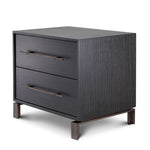 Eichholtz Nightstand Canova The charcoal grey oak veneer Canova Nightstand is a real eye-catcher in any contemporary interior.