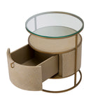 Eichholtz Nightstand Napa Valley Napa Valley Crafted by Eichholtz this nightstand pairs refined design with elevated materials for a