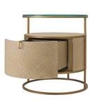 Eichholtz Nightstand Napa Valley Las Vegas showroom for design guidance.