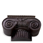 Eichholtz Object Artemis Capital delicate foliate carving on the capital and an intricate torus base with a vegetal scale-like