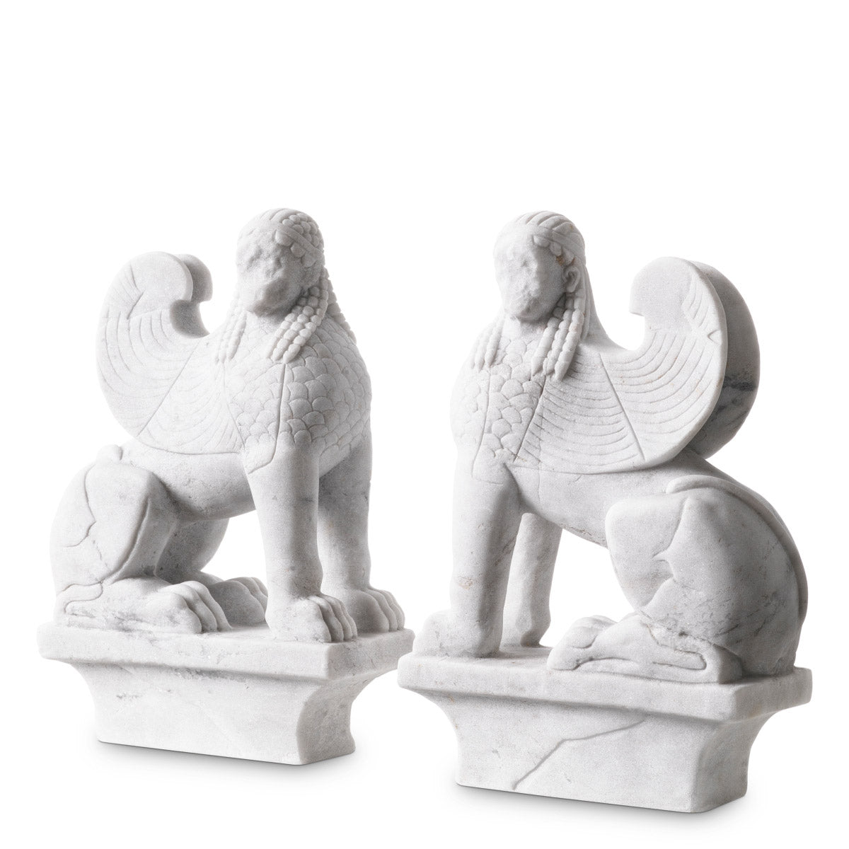 Eichholtz Object Sphinx set of 2 The "Sphinx Set of 2" brings the mystique of ancient Egypt to your space. Crafted