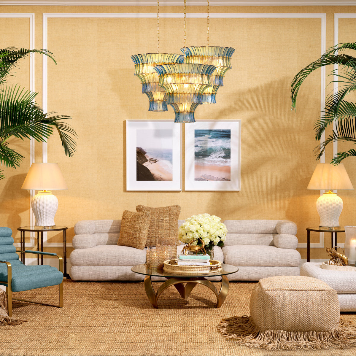 Eichholtz Ooutdoor Modular Sofa Malaga - Ottoman Malaga - Ottoman Crafted by Eichholtz this outdoor sofa pairs refined design with elevat...