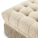 Eichholtz Ottoman Dorantes Crafted by Eichholtz this ottoman pairs refined design with elevated materials for a statement in