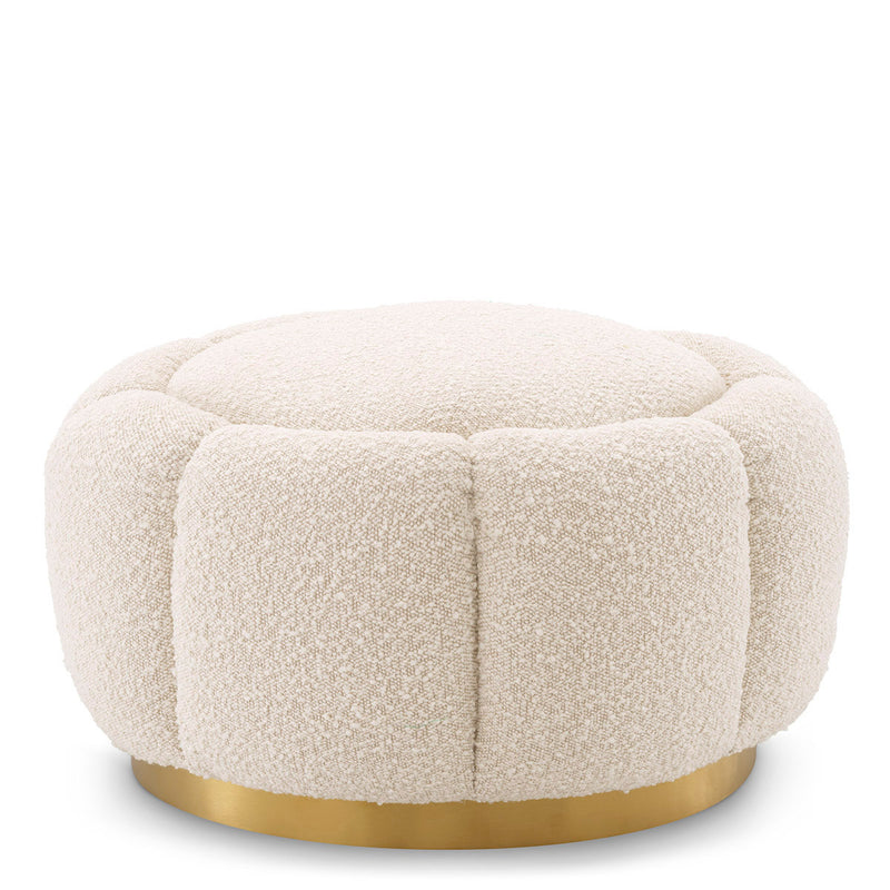 Eichholtz Ottoman Inger Designed with organic shapes in mind, Ottoman Inger boasts flower power. Inspired by a daisy,