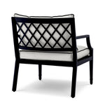 Eichholtz Outdoor Chair Bella Vista conservatory or outdoor living space. With its sophisticated look, matte black finish frame and plush
