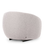 Eichholtz Outdoor Chair Brice Cosy and contemporary, this elegantly curved chair features a stylish Mauritius light grey fabric. Its