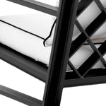 Eichholtz Outdoor Chair Como materials for a statement in any luxury interior. Dimensions W 27.5" D 34.5" H 30.5"