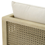 Eichholtz Outdoor Chair Julian Julian. Showcasing aged teak in a refined grey tone, paired seamlessly with the plush viola