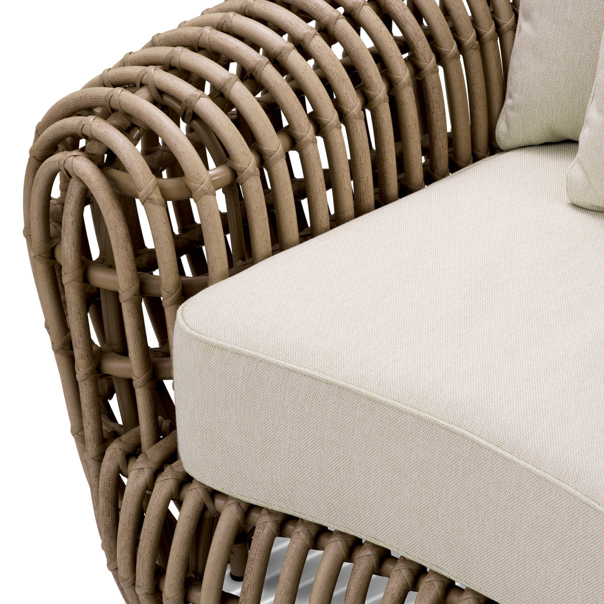 Eichholtz Outdoor Chair Siderno in any luxury interior. Dimensions W 47.5" D 43.0" H 27.0" Expertly made for enduring