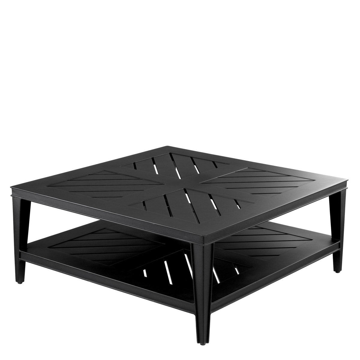 Eichholtz Outdoor Coffee Table Bell Rive square frame, this attractive coffee table with openwork tabletop and lower shelf will make a great