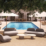 Eichholtz Outdoor Coffee Table Erato with elevated materials for a statement in any luxury interior. Dimensions W 39.5" D 71.5"
