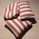 Eichholtz Outdoor Cushion Florent Rectangular stripes. This stylish Eichholtz upholstered cushion features classic yet modern orange rust...