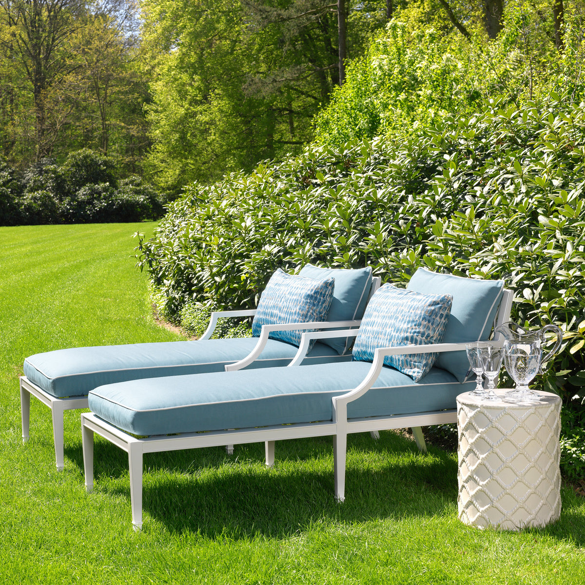 Eichholtz Outdoor Daybed Bella Vista by Eichholtz this outdoor chair pairs refined design with elevated materials for a statement in