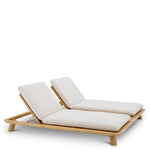 Eichholtz Outdoor Daybed Weston Double Enhance your outdoor oasis with the Weston Double Daybed. Crafted from natural teak and adorned