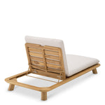 Eichholtz Outdoor Daybed Weston Single with the Weston Single Daybed. Crafted from natural teak and adorned in elegant viola sand