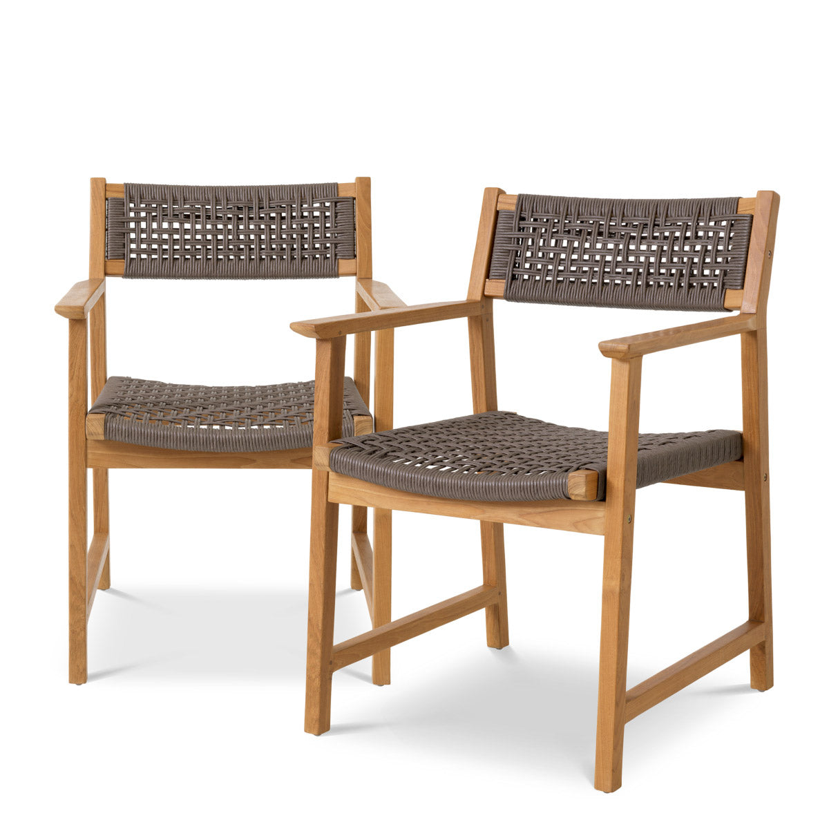 Eichholtz Outdoor Dining Chair Cancun set of 2 The Cancun Outdoor Dining Chair comes as a set of two chairs that seamlessly blend