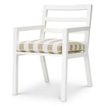 Eichholtz Outdoor Dining Chair Delta Elevate your outdoor dining experience with the Delta chair, featuring a chic matte white finish