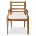 Eichholtz Outdoor Dining Chair Hera teak sourced from sustainably managed forests, the natural teak wood Hera Dining Chair will last