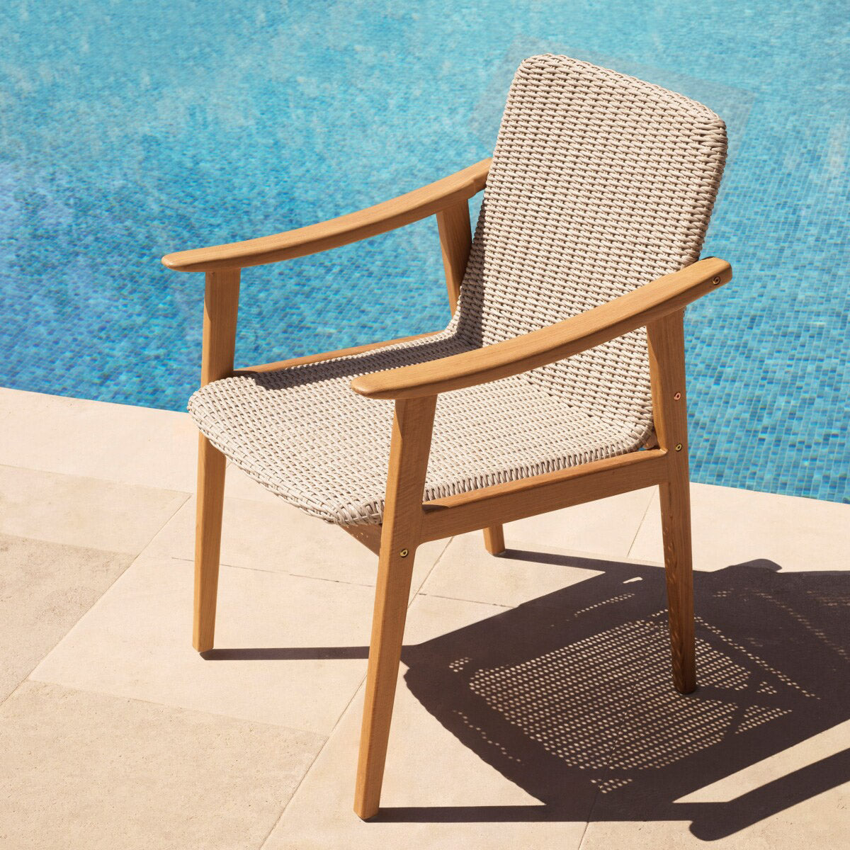 Eichholtz Outdoor Dining Chair Honolulu Crafted from teak wood responsibly sourced from sustainably managed forests, the chair features a...