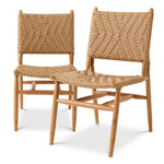 Eichholtz Outdoor Dining Chair Laroc set of 2 Presenting the Laroc Outdoor Dining Chair, a set of two chairs that beautifully combines el...