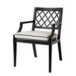 Eichholtz Outdoor Dining Chair Paladium with arm The elegant Paladium Dining Chair with arms is suitable for outdoor and indoor use, and