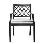 Eichholtz Outdoor Dining Chair Paladium with arm therefore perfect for your conservatory, veranda, patio, balcony or garden. With its sop...