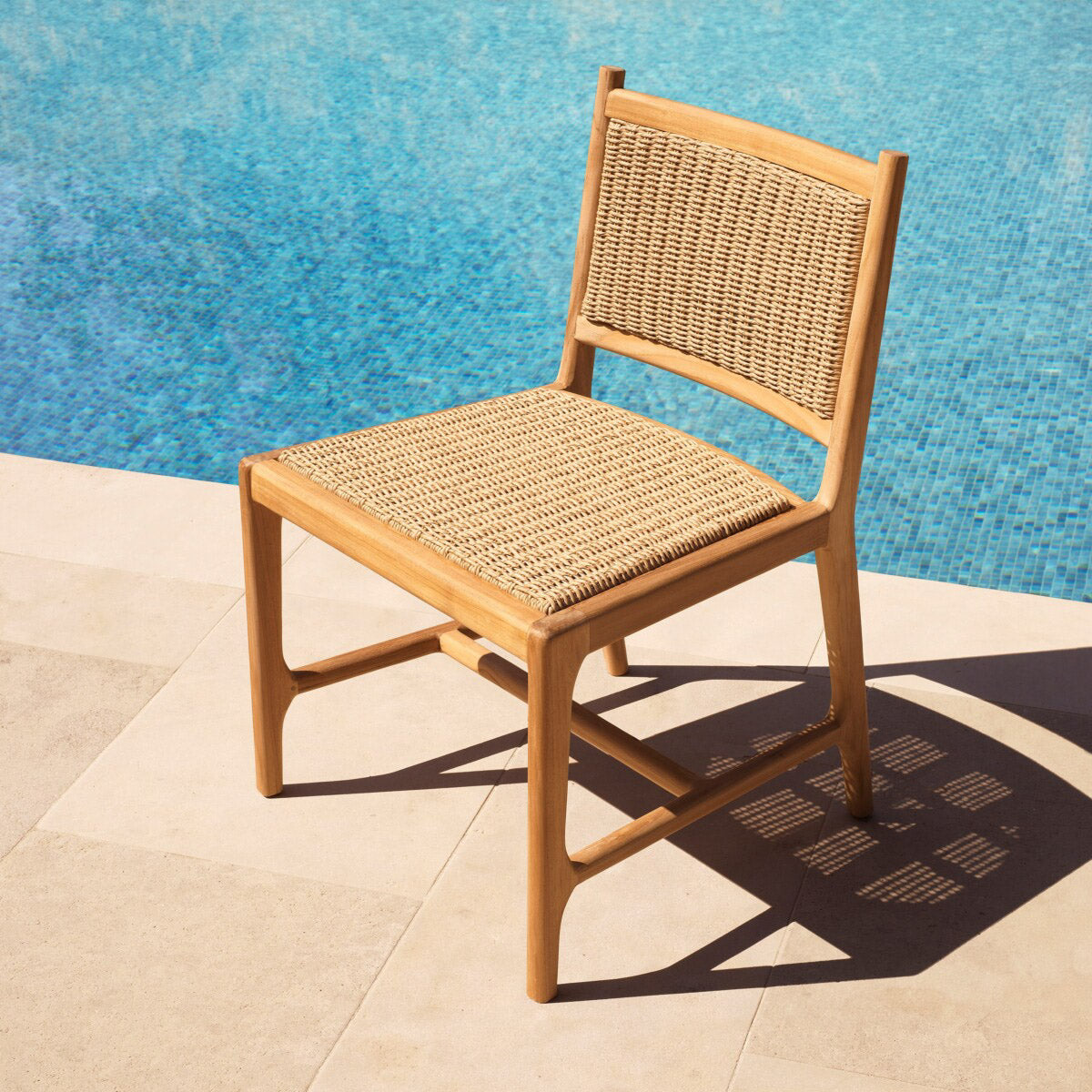 Eichholtz Outdoor Dining Chair Pivetti durability. Crafted from Grade A teak wood responsibly sourced from sustainably managed forests, t...