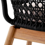 Eichholtz Outdoor Dining Chair Trinity for a statement in any luxury interior. Dimensions W 25.0" D 23.5" H 30.5" Expertly