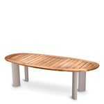 Eichholtz Outdoor Dining Table Free Form The Free Form Dining Table is expertly crafted with Grade A teak wood sourced from