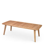 Eichholtz Outdoor Dining Table Glover a timeless and eco-friendly piece crafted from Grade A teak wood sourced from sustainably managed