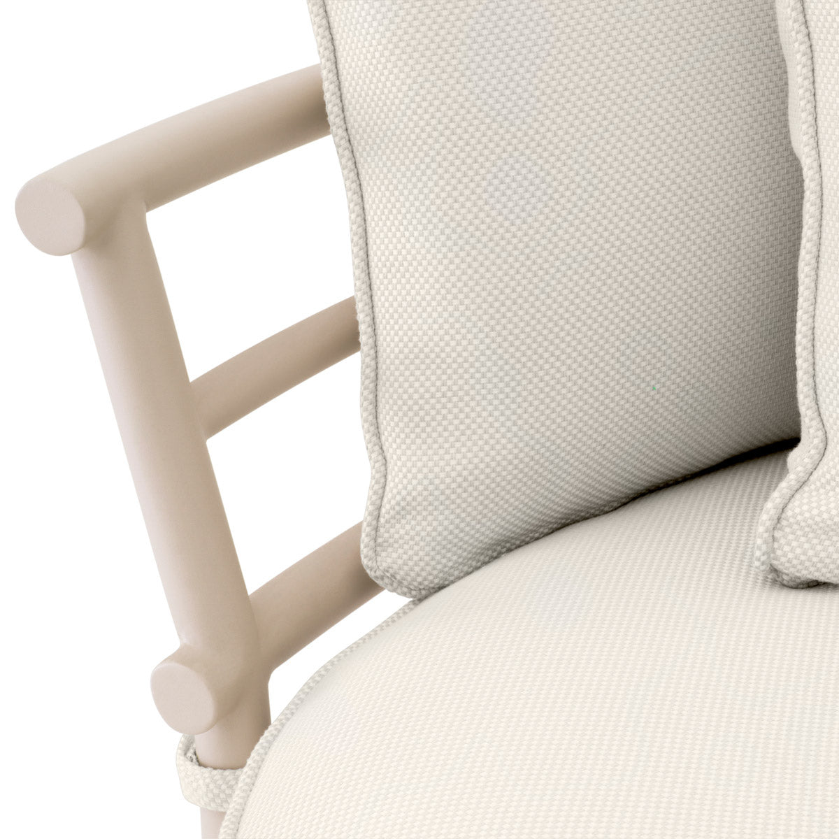 Eichholtz Outdoor Sofa Laguno left luxury interior. Dimensions W 86.5" D 47.0" H 23.0" Expertly made for enduring style and