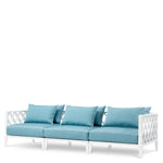 Eichholtz Outdoor Sofa Ocean Club L Recline in the Ocean Club Sofa. Made from heavy duty materials, this sumptuous sofa is