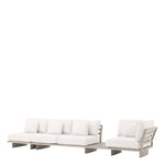 Eichholtz Outdoor Sofa Royal Palm design with elevated materials for a statement in any luxury interior. Dimensions W 128.5" D