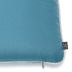 Eichholtz Outdoor Universal seat back cushion foam filled pad gives an added touch of soft cushioning and the mineral blue Sunbrella