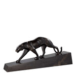 Eichholtz Pantherae Invite a striking visual presence into your design scheme with the bronze patina Pantherae Statue.