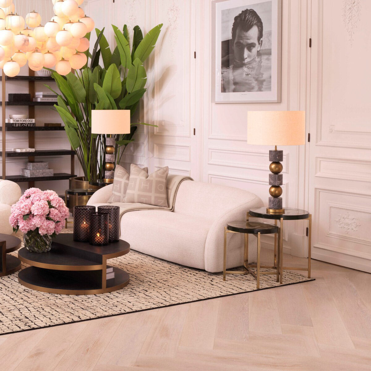 Eichholtz Plaid Zera this luxury plaid boasts a timeless off-white palette, rendered in the finest wool for an