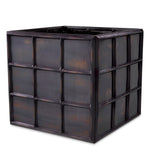 Eichholtz Planter Grid L Introducing the versatile Planter Grid, where vintage elegance meets functional design. With its antique bronze