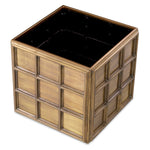 Eichholtz Planter Grid S outdoor spaces. The intricate grid pattern adds an artistic touch, elevating your plant display to