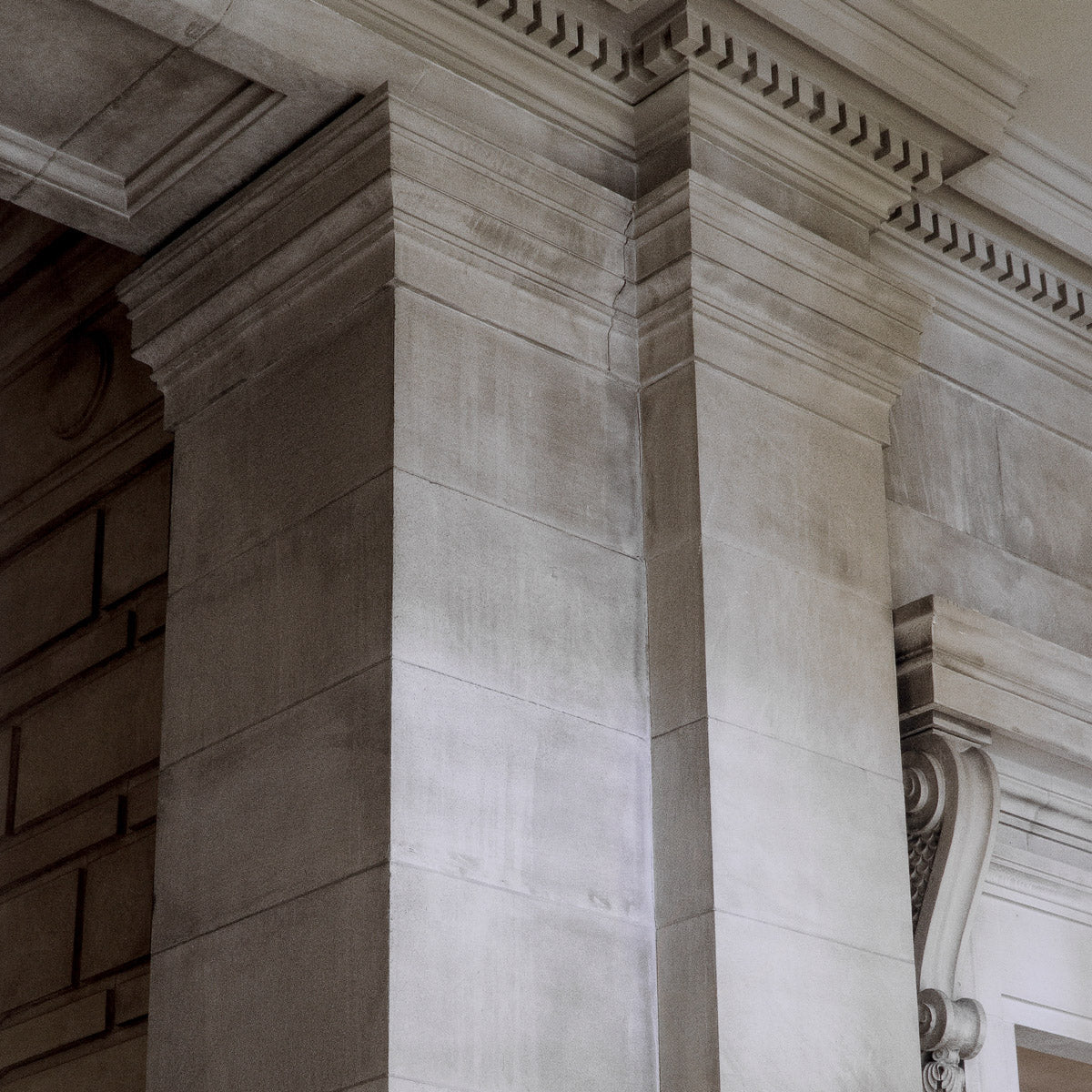 Eichholtz Print 1 Interior space. These photos capture the grandeur of The Met's historic columns, mirroring the neoclassical elegance