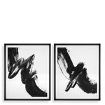 Eichholtz Print Black expression set Enrich your interior with this sleek 2-piece set of Black Expression prints. This combination of