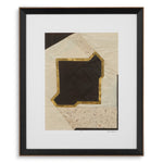 Eichholtz Print Creased Umber by Vanna Lam set of 2 glass. Hand-signed and numbered, it's a sophisticated statement for discerning collec...