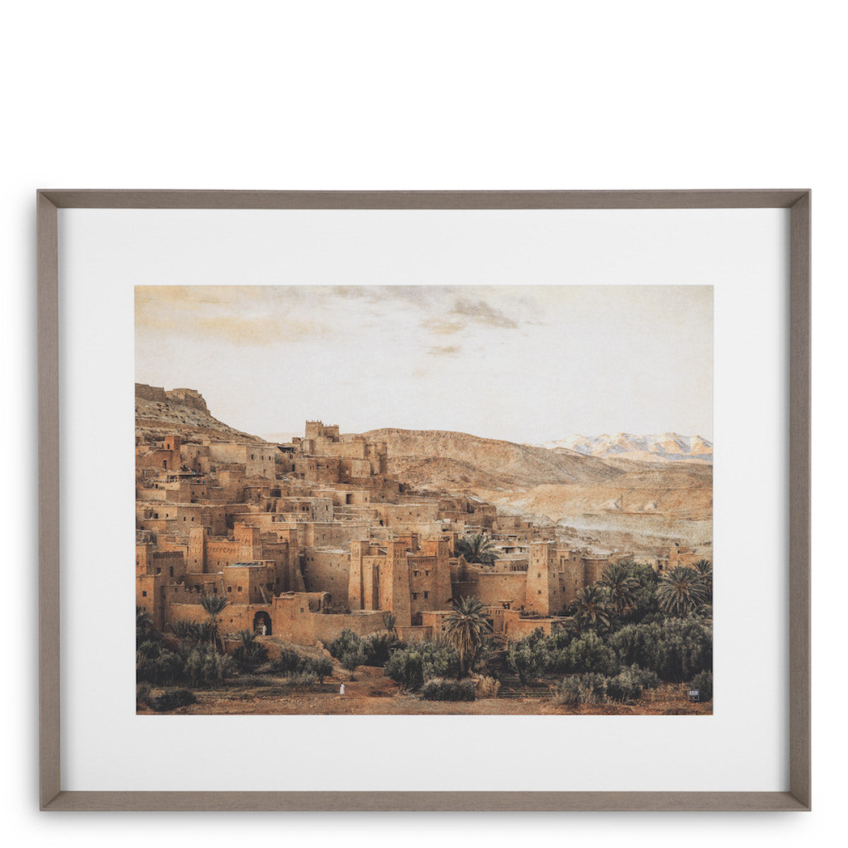 Eichholtz Print Marta Rossignol - Ait Ben Haddou Journey to the heart of Morocco with the Eichholtz Ait Ben Haddou Print. Eichholtz has