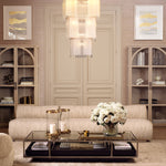 Eichholtz Print Rift Valley by Vanna Lam set of 2 Lam. Framed in pristine white wood and encased in glass, each limited edition piece fea...