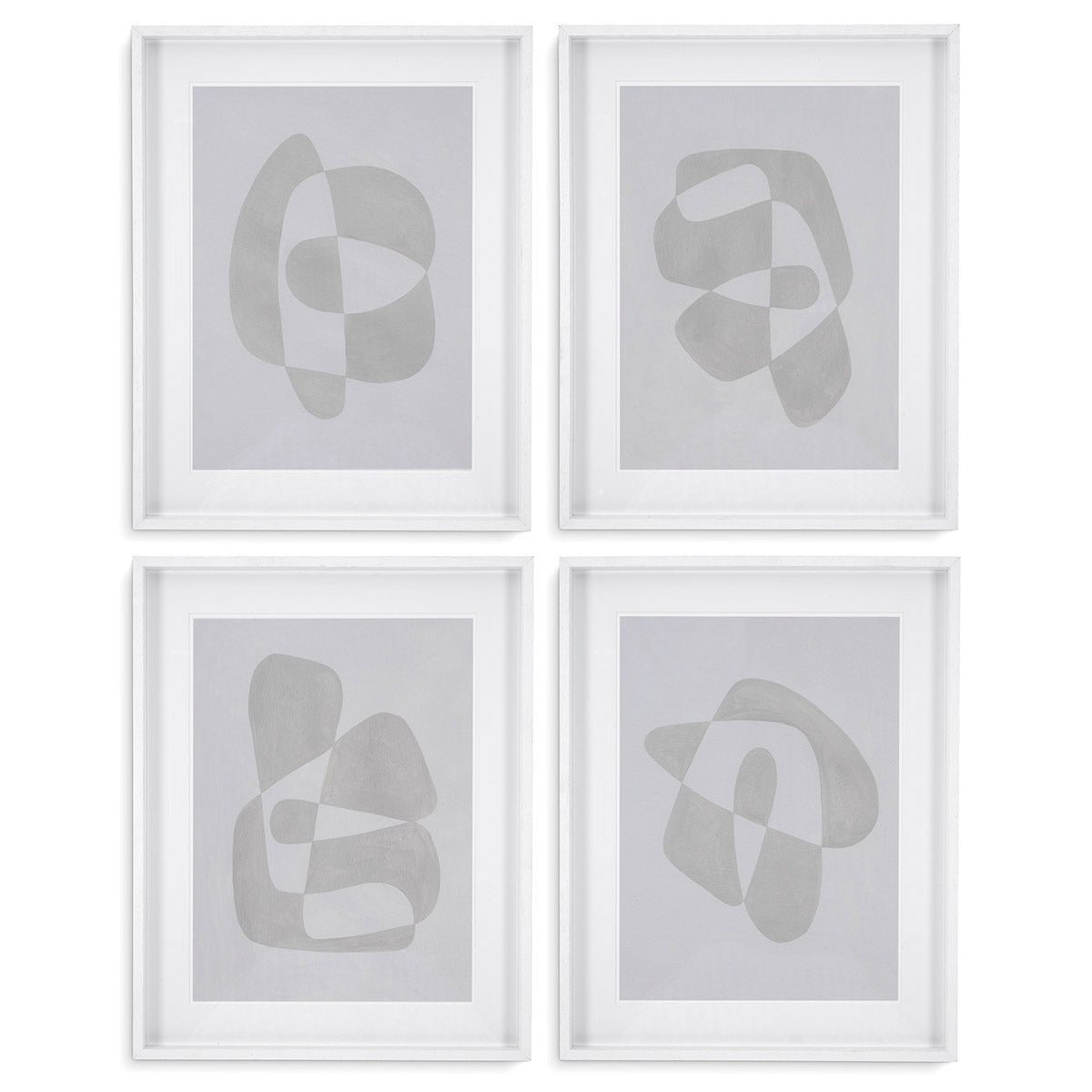 Eichholtz Print Soft shape set of 4 0 Print Soft shape set of 4 Crafted by Eichholtz this print pairs refined design