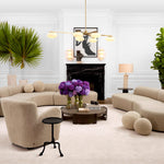 Eichholtz Rug Pep 300 x 400 cm to your home. Its beige colour, low pile and smooth velvety texture give this carpet