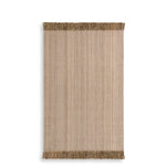 Eichholtz Rug Vieste 200 x 300 cm or living room. With its 100% jute composition, handwoven flat weave, and classic fringes, this